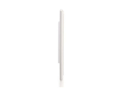 C2G 3-Port Keystone Wallplate Wht