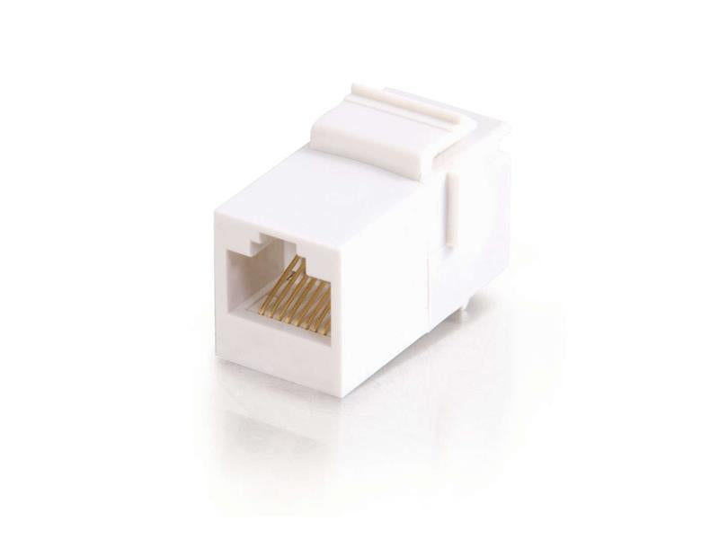 C2G Rj45 8P8C Keystone Insert Coupler Wht