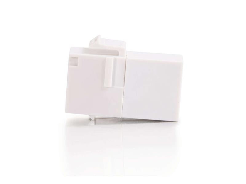 C2G Rj45 8P8C Keystone Insert Coupler Wht