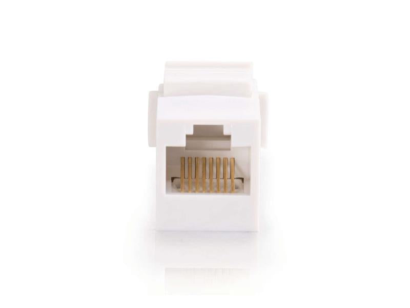 C2G Rj45 8P8C Keystone Insert Coupler Wht