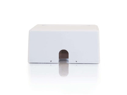 C2G Keystone Surface Mt Box 2-Port Wht