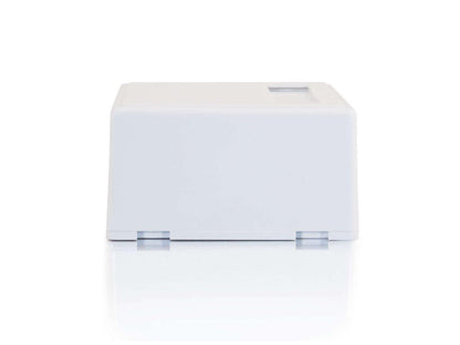 C2G Keystone Surface Mt Box 2-Port Wht