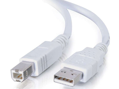 C2G 2M Usb A To B Cable White 2.0 (6.6Ft)