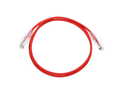 Câble UTP Monoprice Slimrun Cat6 - 91 cm (3 pi) rouge