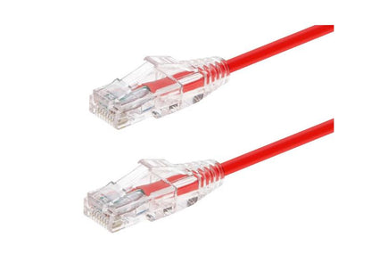 Câble UTP Monoprice Slimrun Cat6 - 91 cm (3 pi) rouge