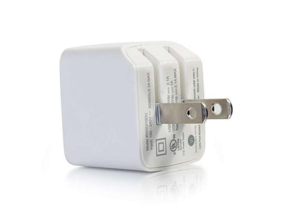 Adaptador USB CA C2G de 2,1 A con puerto dual