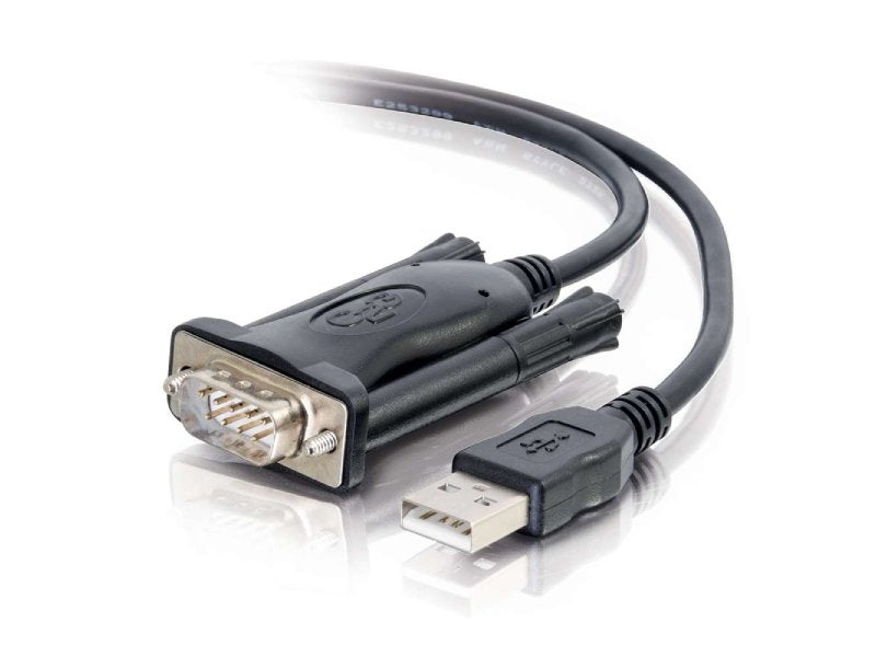 C2G Usb To Db9 Male Serial Adptr W/Thumbs
