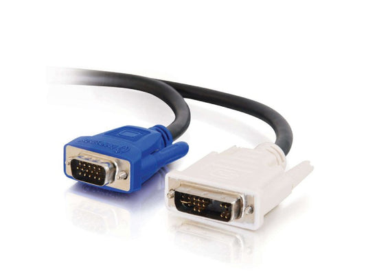 Câble vidéo C2G 2M DVI-A mâle vers HD15 mâle