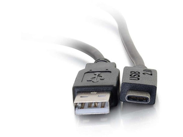 Cable USB C a USB C2G de 1,8 m - Cable USB C 2.0 a USB A - Macho/Macho - USB-