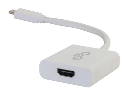 Adaptateur audio vidéo USB-C vers HDMI C2G, blanc