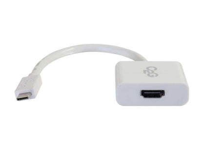 Adaptateur audio vidéo USB-C vers HDMI C2G, blanc