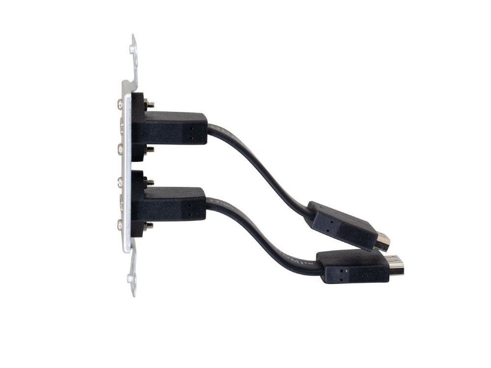 Plaque murale décorative double HDMI Pigtail C2G