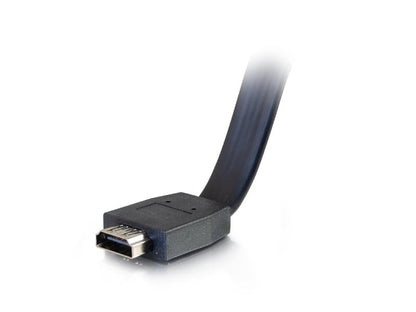 Placa de pared de una sola unidad C2G con cable HDMI