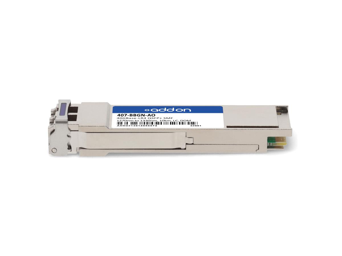 Add-On Dell 407-Bbgn Comp Taa Smf Qsfp+ Lc Xcvr