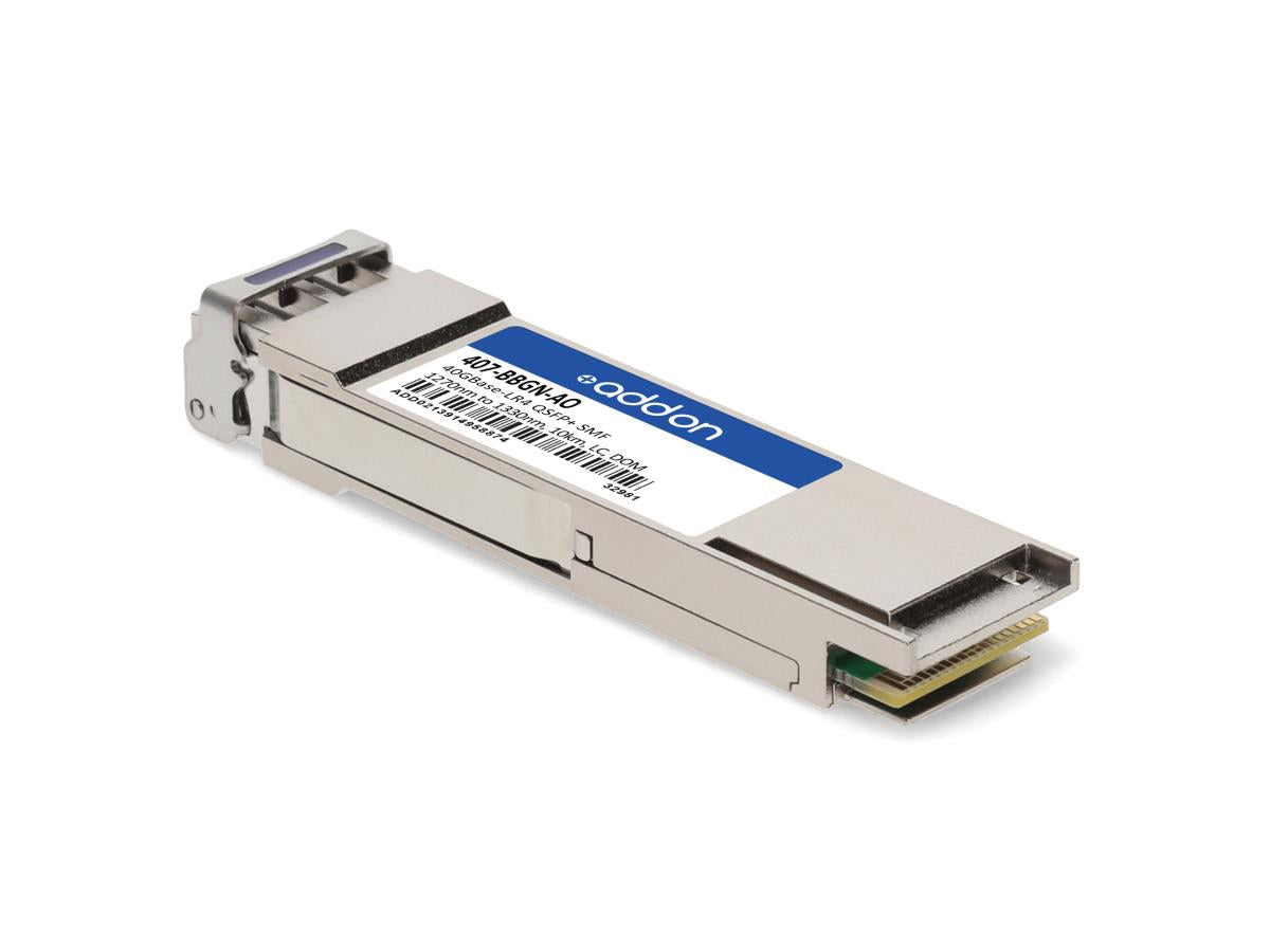Add-On Dell 407-Bbgn Comp Taa Smf Qsfp+ Lc Xcvr