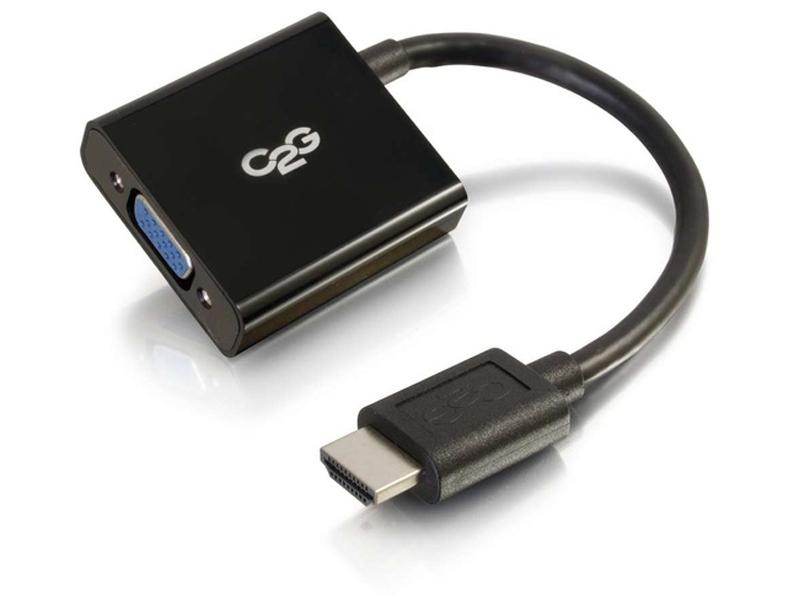 Adaptateur convertisseur HDMI vers VGA C2G noir