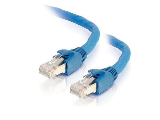 C2G 300Ft Cat6 Blue Solid Shielded Patch Cbl