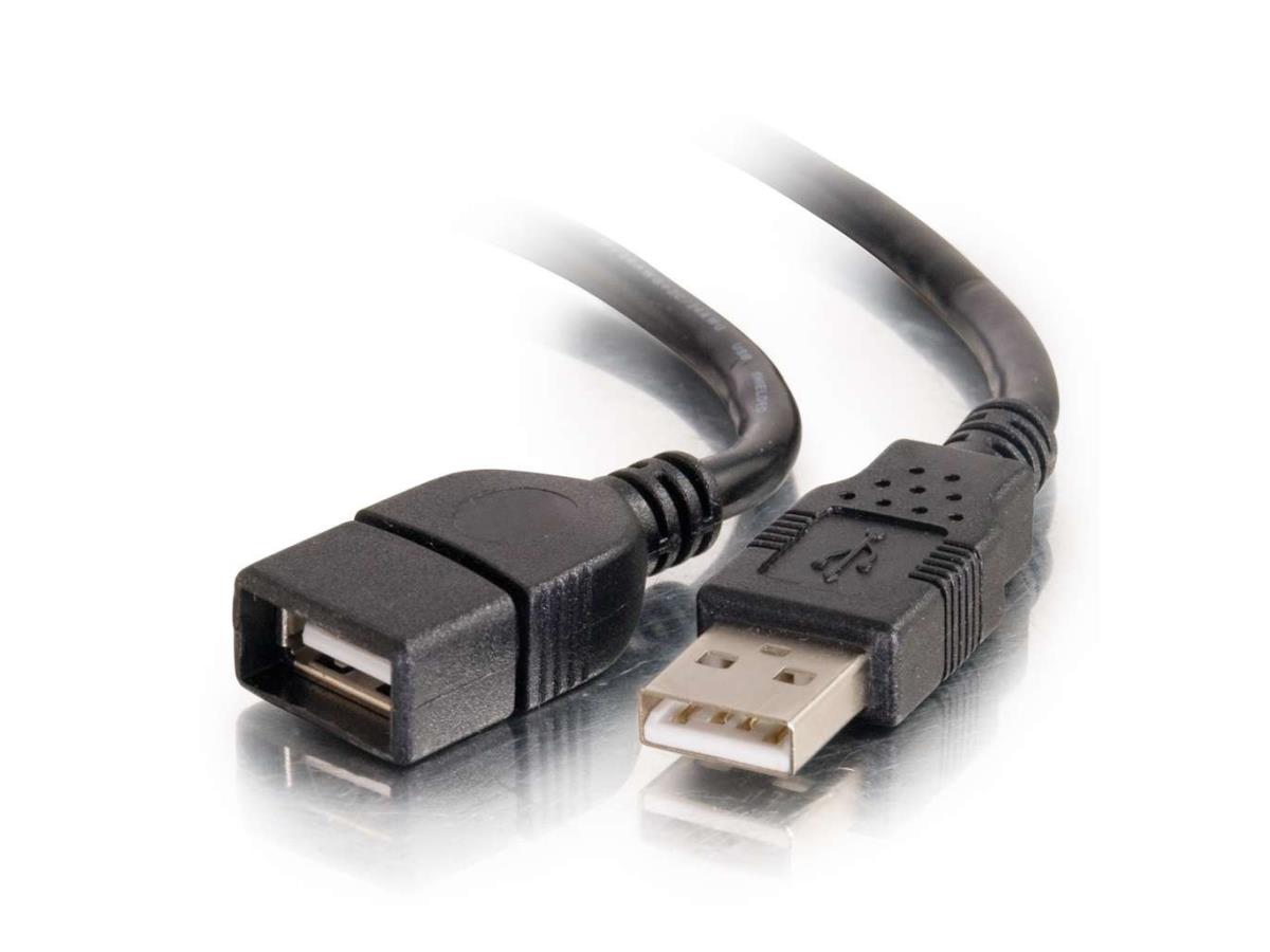 C2G 1M Usb Extension Cable - 2.0 M/F Black