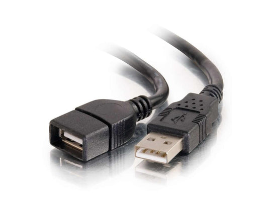 C2G 1M Usb Extension Cable - 2.0 M/F Black