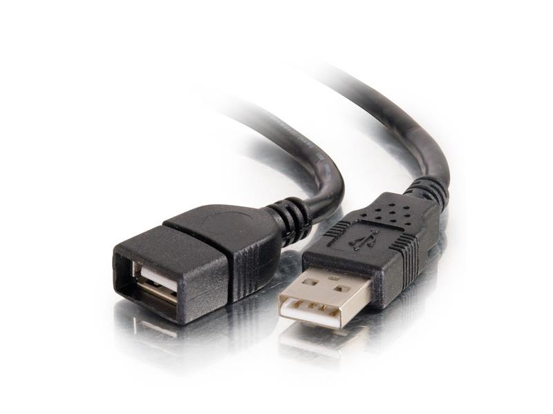 C2G 3M Usb Extension Cable - 2.0 M/F Black