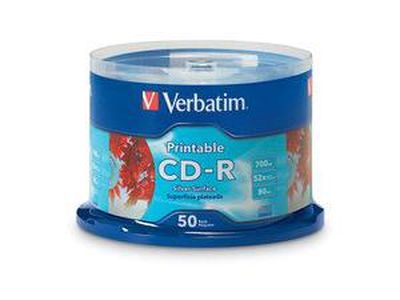 Cd-R80Min700Mb52X Branded Inkjet50Pk Sp