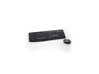 Souris et clavier sans fil silencieux - Noir
