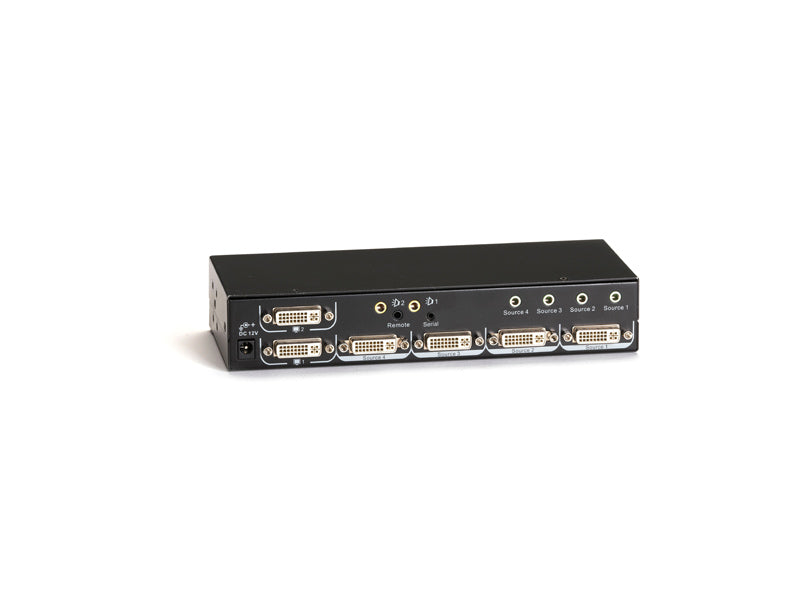 Black Box Corp 4X2 Dvi Matrix Switch With Audio And Rs-