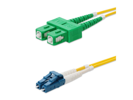Câble patch fibre optique jaune Add-On8M Asc/LC M/M Os2