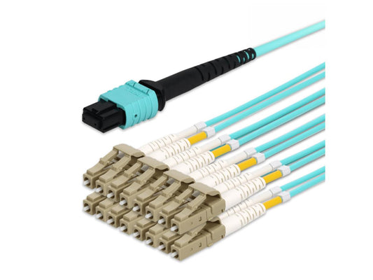 Câble fanout Aqua Om4 F/M MPO/8XLC Add-On20M