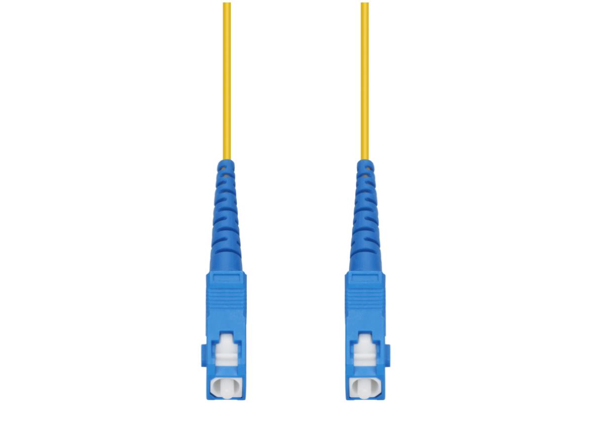 Câble patch fibre optique jaune Add-On15M SC M/M Os2