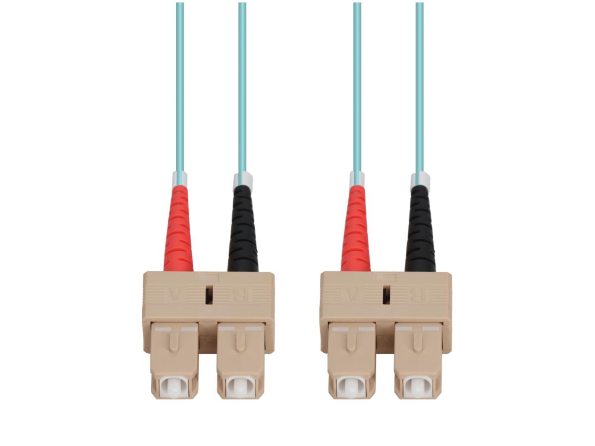 Cable de parche de fibra Aqua Add-On50M Sc M/M OM4