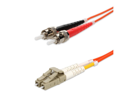 Câble de raccordement duplex orange Add-On25M LC vers ST Om1