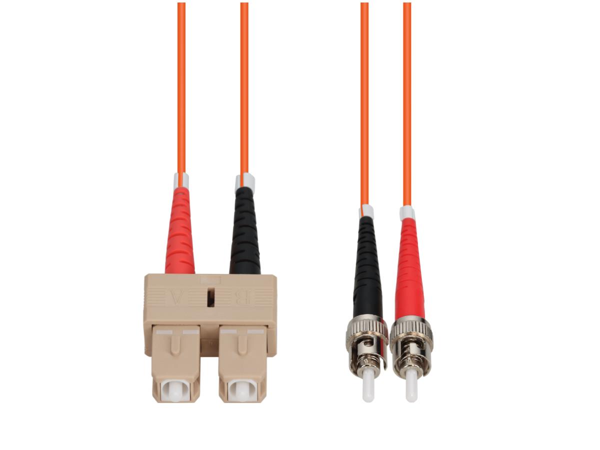 Cable de parche de fibra naranja Add-On6M Sc/St M/M Om1