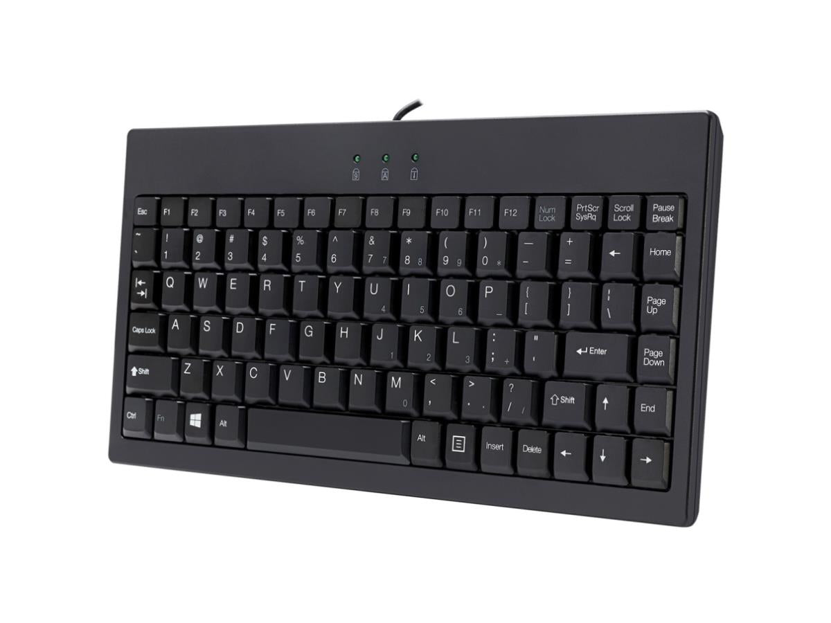 Mini-capuchon LED Kybd noir USB-Ps/2 Combo