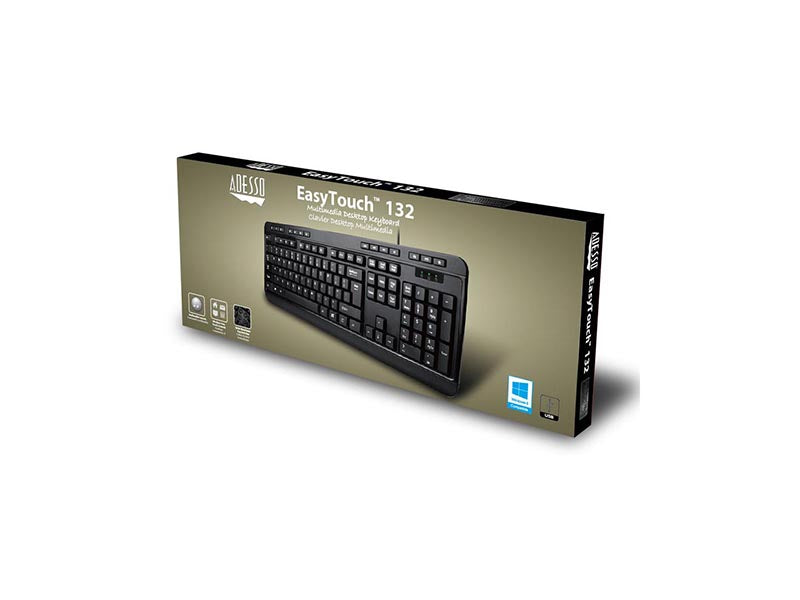Clavier Dt Mltmd avec raccourcis clavier, noir PS 2