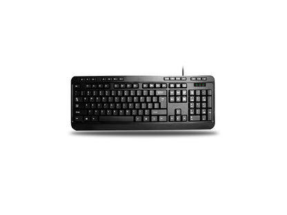 Clavier Dt Mltmd avec raccourcis clavier, noir PS 2