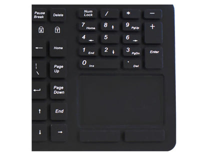 Pavé tactile USB étanche en silicone