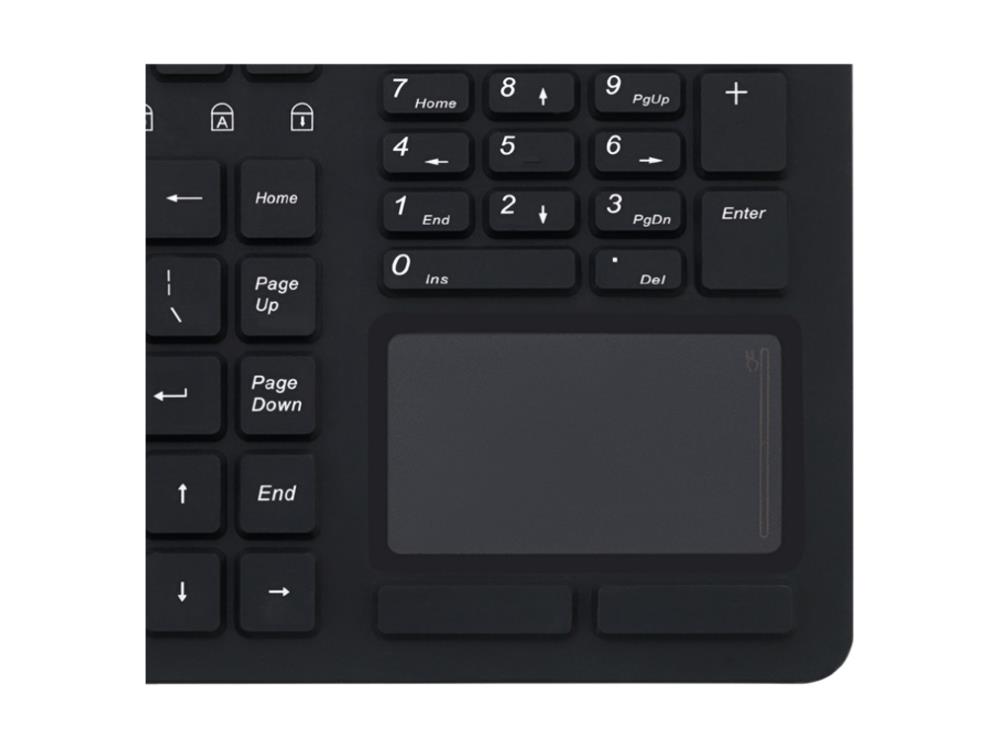 Pavé tactile USB étanche en silicone