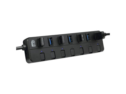 7 Prts Usb 3.0 Hub Up To 7 Devices