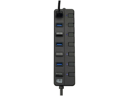 7 Prts Usb 3.0 Hub Up To 7 Devices