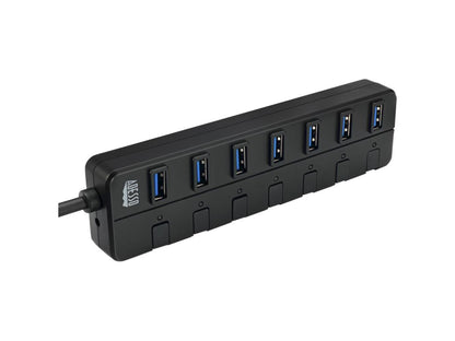 7 Prts Usb 3.0 Hub Up To 7 Devices