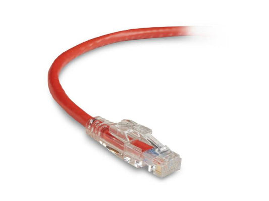 Cable de conexión Gigabase 3 Cat5E de Black Box Corp, rojo, 1,2 m