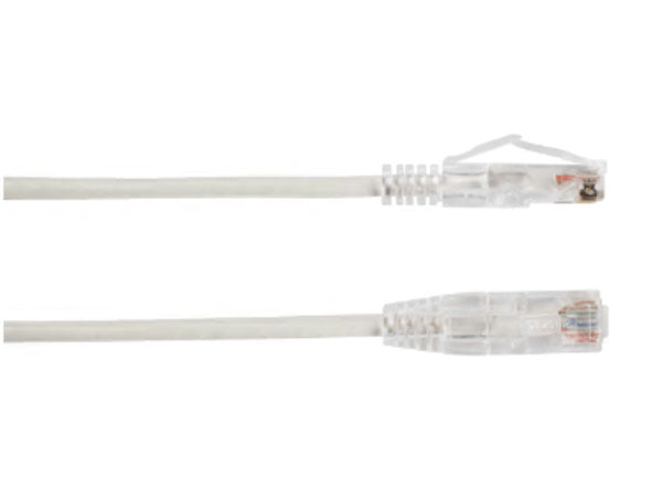 Cable Slim-Net Cat6A blanco de 2,13 m (7 pies) de Black Box Corp.