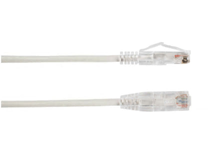 Cable Slim-Net Cat6A blanco de 2,13 m (7 pies) de Black Box Corp.
