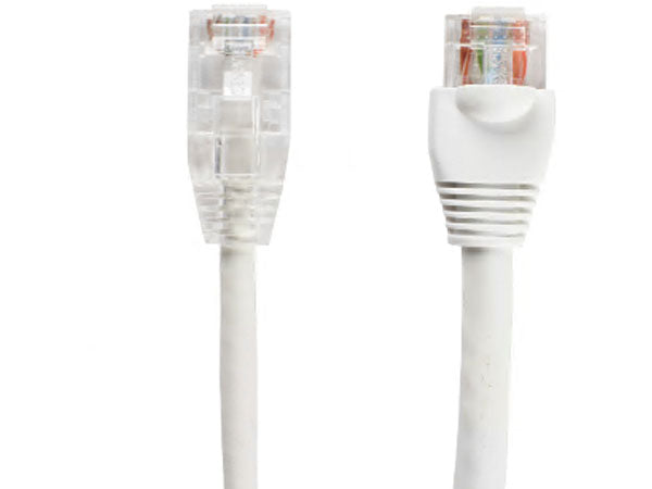 Cable Slim-Net Cat6A blanco de 2,13 m (7 pies) de Black Box Corp.
