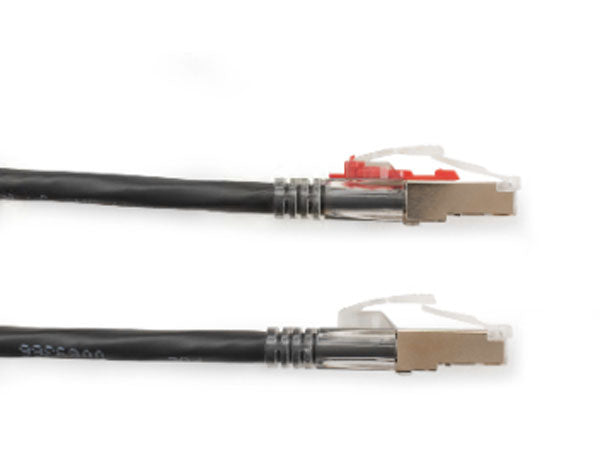 Cable de conexión Gigatrue 3 Cat6A de Black Box Corp, negro, 90 cm