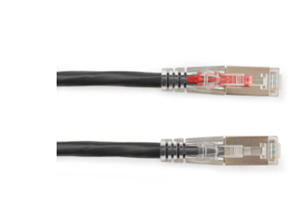 Cable de conexión Gigatrue 3 Cat6A de Black Box Corp, negro, 90 cm