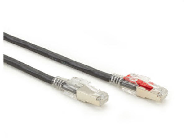 Cable de conexión Gigatrue 3 Cat6A de Black Box Corp, negro, 90 cm