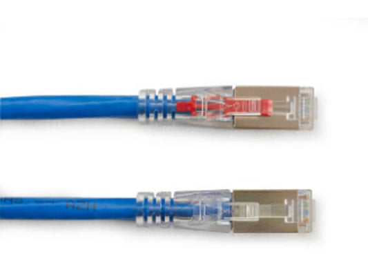 Cable de conexión Black Box Corp Gigatrue 3 Cat6A azul de 2,13 m