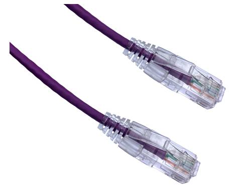 Cable de conexión ultrafino sin enganches Bendnflex Cat6 de 25 pies Axiom de 550 MHz (